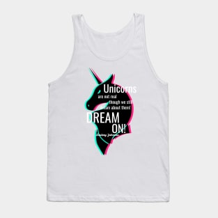 DREAM ON! | Unicorns Design Tank Top